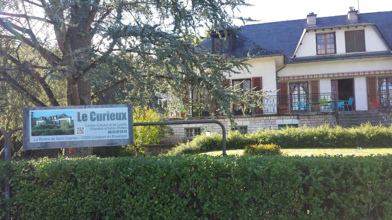 Le Curieux De Conques Acomodação com café da manhã Saint-Cyprien-sur-Dourdou Exterior foto